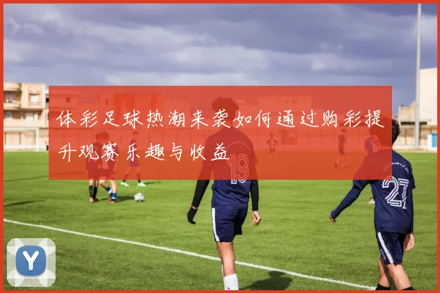 体彩足球热潮来袭如何通过购彩提升观赛乐趣与收益