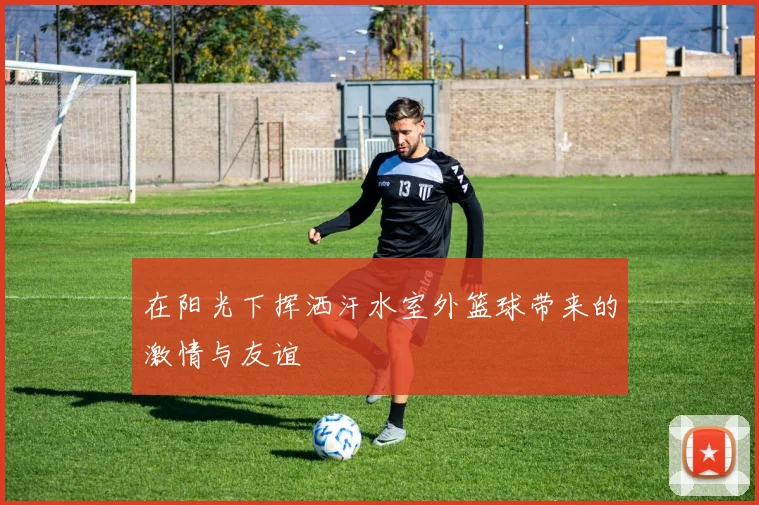 在阳光下挥洒汗水室外篮球带来的激情与友谊